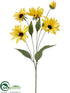 Silk Plants Direct Forest Daisy Spray - Yellow - Pack of 12