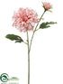 Silk Plants Direct Lace Dahlia Spray - Mauve - Pack of 12