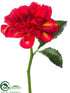 Silk Plants Direct Dahlia Spray - Tomato Red - Pack of 24