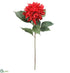 Silk Plants Direct Dahlia Spray - Red - Pack of 12