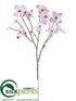 Silk Plants Direct Dogwood Spray - Pink - Pack of 24