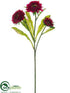 Silk Plants Direct Daisy Spray - Boysenberry - Pack of 12