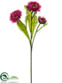 Silk Plants Direct Daisy Spray - Fuchsia - Pack of 12