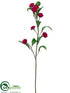 Silk Plants Direct Aster Daisy Spray - Fuchsia - Pack of 12