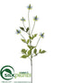 Silk Plants Direct Dahlia Spray - Blue Delphinium - Pack of 12