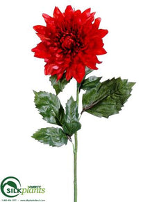 Dahlia Spray - Flame - Pack of 12