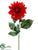 Dahlia Spray - Flame - Pack of 12