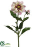 Silk Plants Direct Dahlia Spray - Cream Lavender - Pack of 12