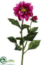 Silk Plants Direct Dahlia Spray - Fuchsia Pink - Pack of 12