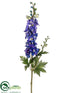 Silk Plants Direct Hydrangea Spray - Blue Helio - Pack of 12