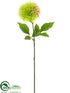 Silk Plants Direct Dahlia Spray - Green - Pack of 12