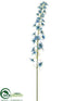 Silk Plants Direct Delphinium Spray - Gray Blue - Pack of 12