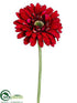 Silk Plants Direct Gerbera Daisy Spray - Red - Pack of 12