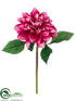 Silk Plants Direct Dahlia Spray - Fuchsia - Pack of 12