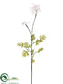 Silk Plants Direct Dandelion Spray - Cream Green - Pack of 12