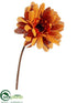 Silk Plants Direct Burlap Gerbera Daisy Spray - Orange - Pack of 12