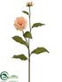 Silk Plants Direct Dahlia Spray - Orange - Pack of 12