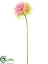 Silk Plants Direct Gerbera Daisy Spray - Pink Cream - Pack of 12