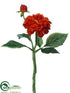 Silk Plants Direct Dahlia Spray - Orange - Pack of 24