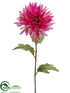 Silk Plants Direct Spider Dahlia Spray - Lilac Two Tone - Pack of 12