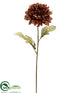 Silk Plants Direct Dahlia Spray - Chocolate - Pack of 12
