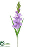 Silk Plants Direct Gladiolus Spray - Lavender - Pack of 12