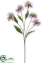 Silk Plants Direct Daisy Spray - Lilac Two Tone - Pack of 12