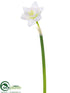 Silk Plants Direct Daffodil Spray - White - Pack of 12