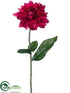 Silk Plants Direct Dahlia Spray - Beauty Dark - Pack of 12