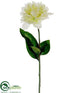 Silk Plants Direct Dahlia Spray - Cream Green - Pack of 12