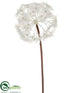 Silk Plants Direct Dandelion Spray - Ivory - Pack of 8