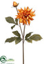 Silk Plants Direct Dahlia Spray - Honey - Pack of 12