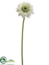 Silk Plants Direct Gerbera Daisy Spray - Green Light - Pack of 12