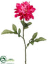 Silk Plants Direct Dahlia Spray - Cerise Two Tone - Pack of 12