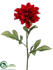 Dahlia Spray - Red - Pack of 12