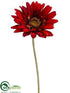 Silk Plants Direct Gerbera Daisy Spray - Flame Two Tone - Pack of 12