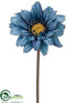 Silk Plants Direct Gerbera Daisy Spray - Blue - Pack of 24