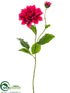 Silk Plants Direct Dahlia Spray - Rubrum - Pack of 12