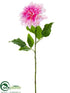 Silk Plants Direct Dahlia Spray - Pink - Pack of 12