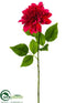 Silk Plants Direct Dahlia Spray - Rubrum - Pack of 12