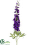 Silk Plants Direct Delphinium Spray - Violet - Pack of 12