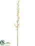 Silk Plants Direct Delphinium Spray - White Green - Pack of 12