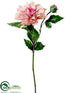 Silk Plants Direct Dahlia Spray - Mauve Peach - Pack of 12
