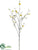 Euphorbia Spray - Yellow - Pack of 12