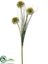Silk Plants Direct Allium Branch - Yellow - Pack of 12
