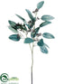 Silk Plants Direct Seeded Eucalyptus Spray - Green Gray - Pack of 12
