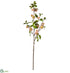 Silk Plants Direct Flowering Tree Pod Spray - Pink Green - Pack of 12