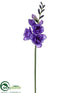 Silk Plants Direct Freesia Spray - Purple - Pack of 12