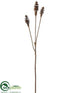 Silk Plants Direct Pod Spray - Brown - Pack of 12