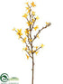 Silk Plants Direct Forsythia Spray - Yellow - Pack of 12